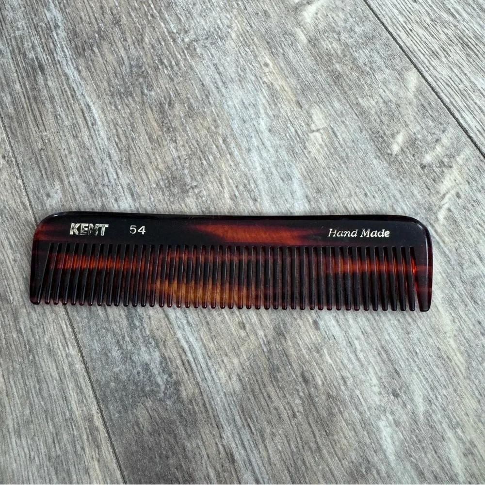 Kent Brushes 54MM British - Handmade Tortoiseshell Comb